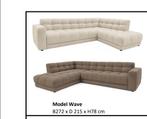 Nieuwe Hoekbank Model Wave - Gratis Thuisbezorgd!, Verzenden, Nieuw, Stof, Modern