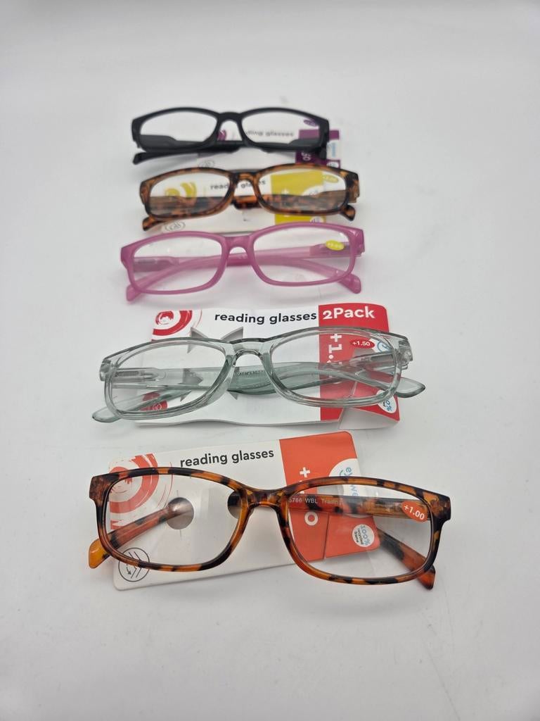 Partij Nieuwe Leesbrillen (+1 t/m +3) - Bulkverkoop, Overige merken, ., Nieuw, Ophalen of Verzenden