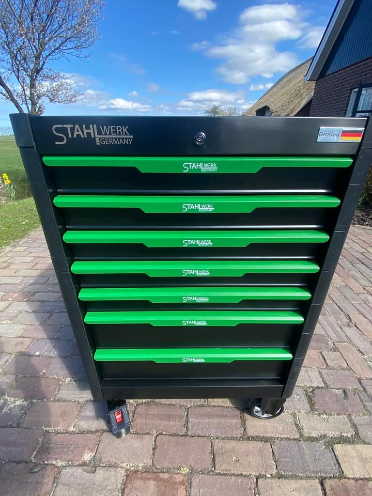 Nieuwe Gereedsschapskar wagen 7 lades stahlwerk, Ophalen of Verzenden, Gevuld, Nieuw