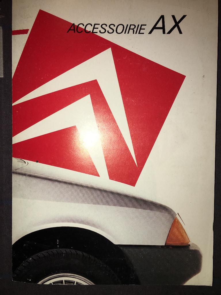 11x Citroën AX aktiemodel accessoires brochures folders F+NL, Ophalen of Verzenden, Zo goed als nieuw, Citroën