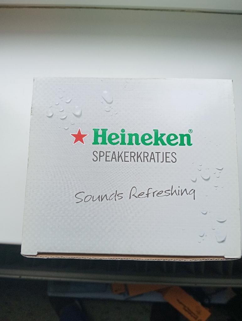 Heineken bier speakerkratjes, Ophalen of Verzenden, Nieuw, Overige typen, Heineken