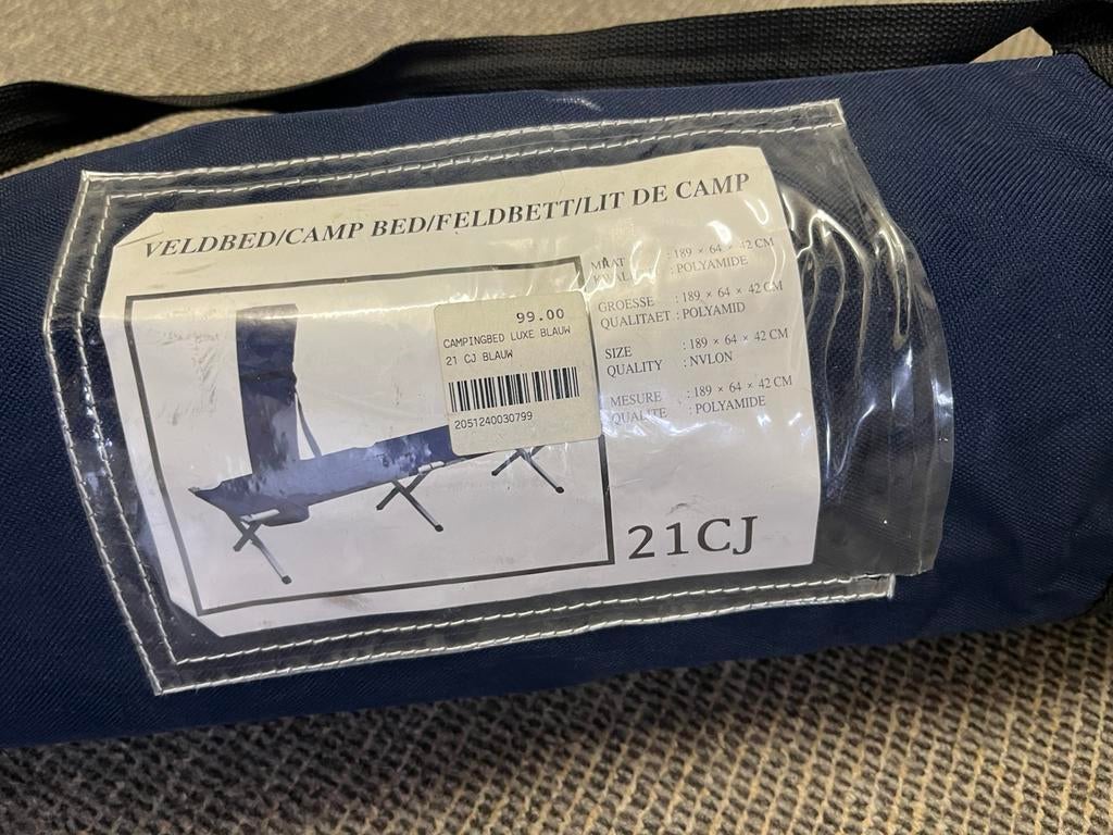 Veldbed, Ophalen, Gebruikt