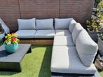 Loungeset/Hoekbank Guillermo, Ophalen, 5 zitplaatsen, Teakhout, Zo goed als nieuw