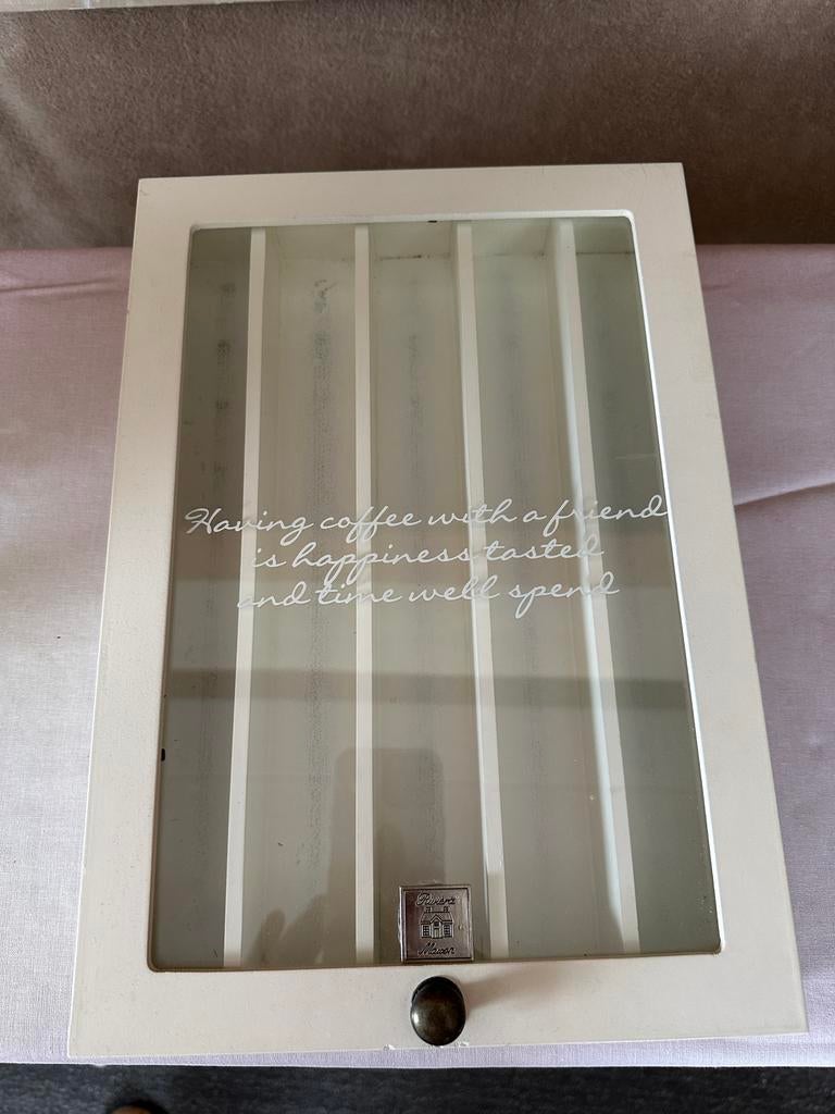 Riviera Maison capsule box / doos, Hout, Gebruikt, Ophalen of Verzenden, Landelijk