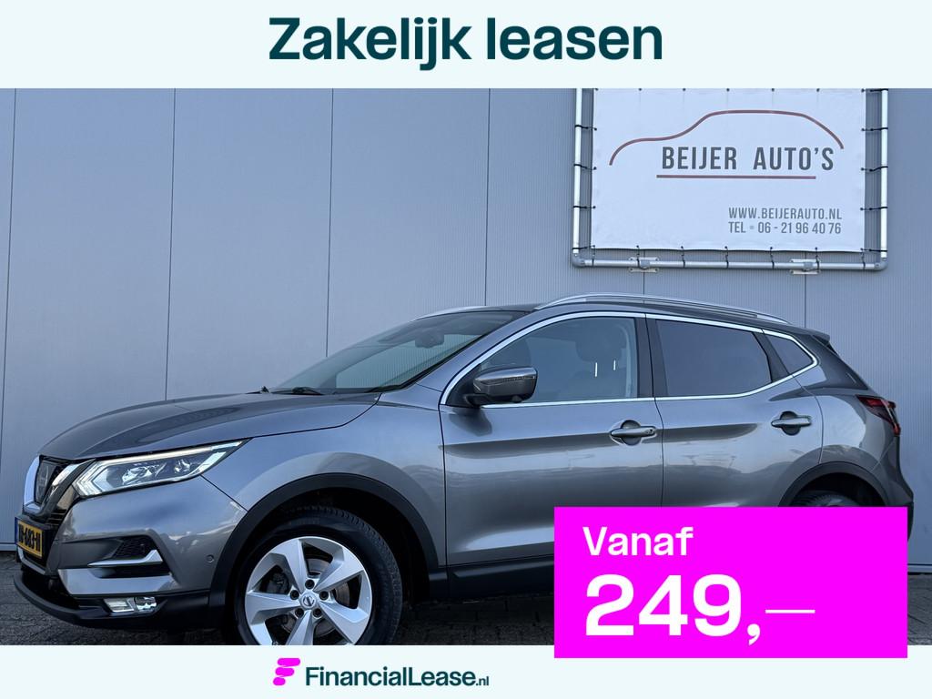Nissan QASHQAI 1.2 Tekna + Panoramadak/Camera/17inch., Voorwielaandrijving, Gebruikt, Euro 6, 4 cilinders