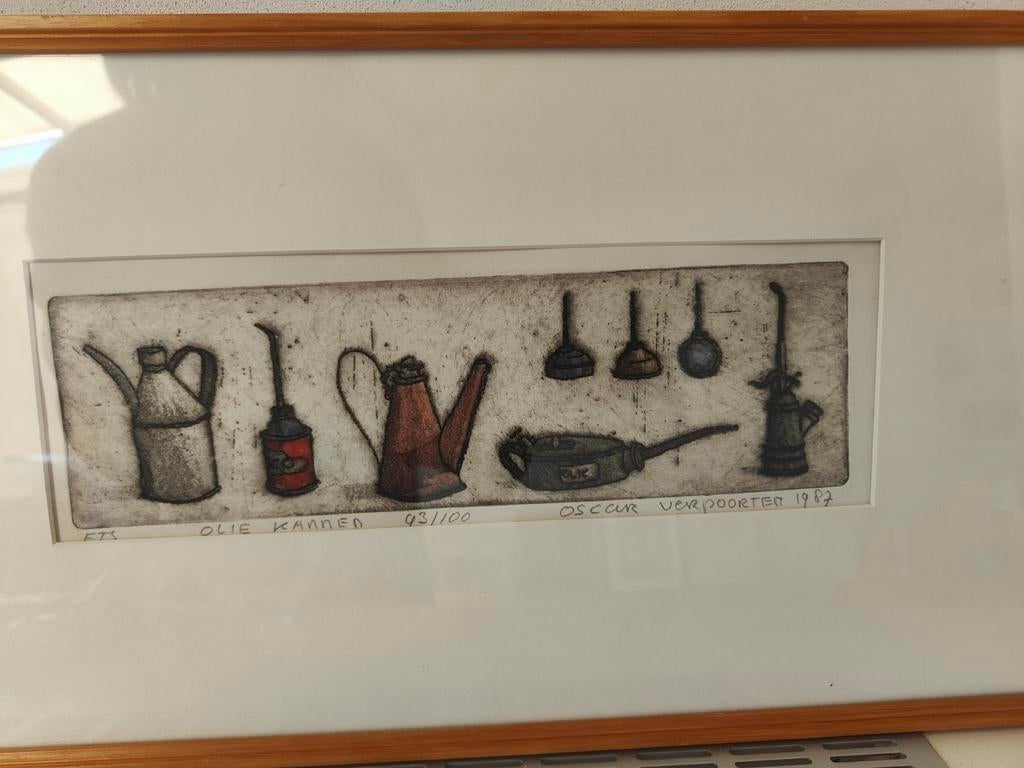 Ets Oscar Verpoorten - Oliekannen, Ophalen of Verzenden