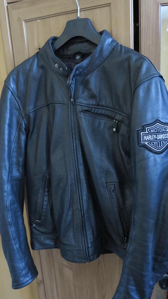 Harley Davidson Leren Jas Maat 52, Motoren, Ophalen, Heren, Jas | leer, Harley Davidson
