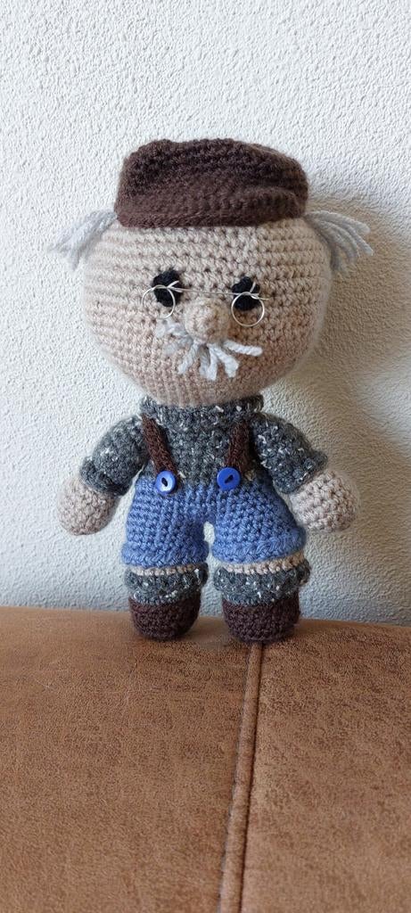 Gehaakte Abraham,  Opa, 50 jaar man, Ophalen of Verzenden, Nieuw, Breien, Naald