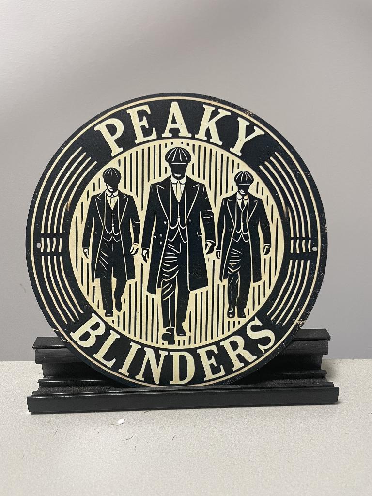 Peaky Blinders reclamebord/wandbord, Verzamelen, Www.pand50.nl, Reclamebord, Ophalen of Verzenden, Printer29BCoevorden