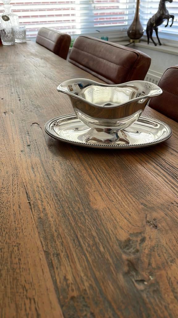 Verzilverde sauskom Christofle Gallia, Ophalen of Verzenden