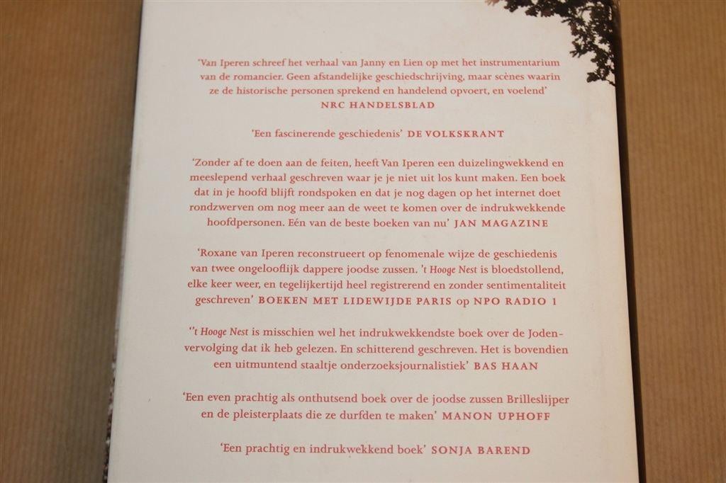 't Hooge Nest — Roxane van Iperen, Verzet WOII, Boeken, Ophalen of Verzenden, Gelezen