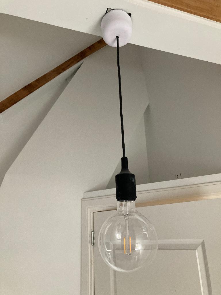 Muuto E27 Pendant Lamp (Zwart), Ophalen, Nieuw, Modern, minimalistisch, sfeervol, Minder dan 50 cm