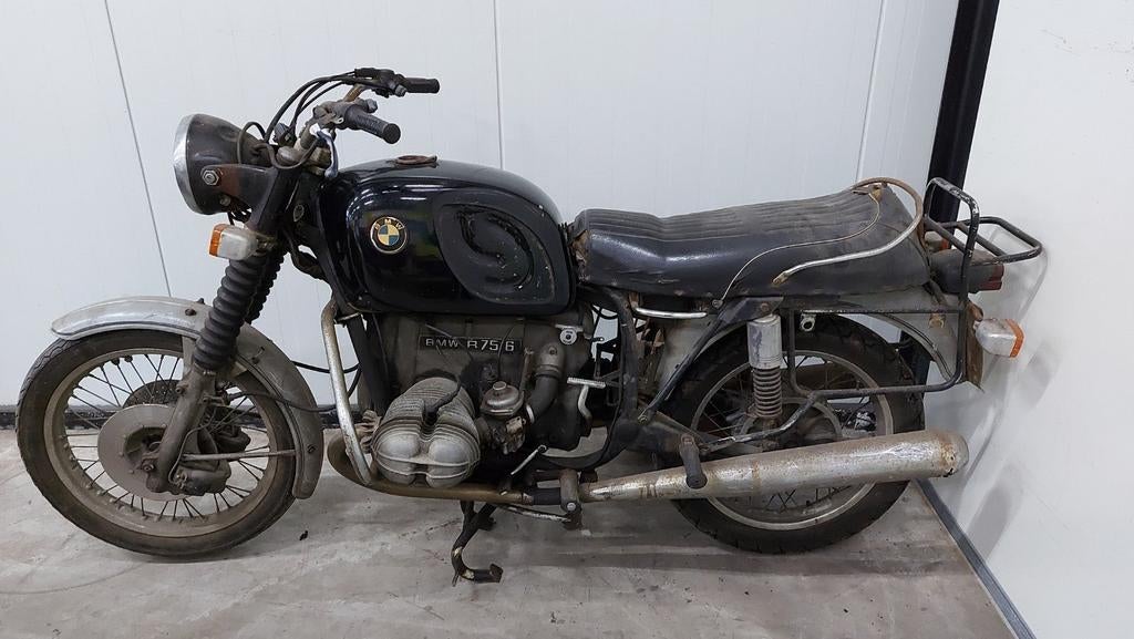 1976 BMW R90/6 & R75/6 Opknapper | Caferacer | Belastingvrij, Cardan-aandrijving, 2 cilinders, Gebruikt, Particulier