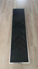 Richmond Bijzettafel/Salontafel Silver Blackbone 160x40, Ophalen, Blackbone visgraat, 50 tot 100 cm, Zo goed als nieuw