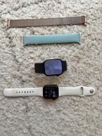 Apple Watch SE 2 (40mm) and Apple Watch 8 (44mm) + gifts, Ophalen of Verzenden, Gebruikt, Zwart, IOS