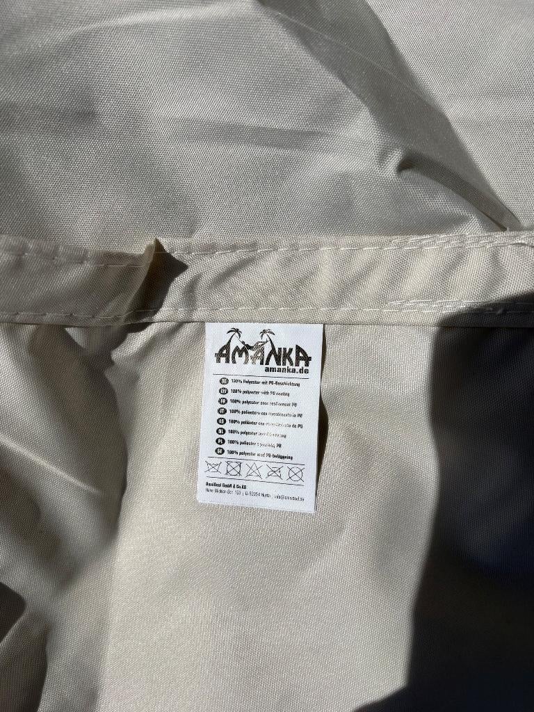 Amanka schaduwdoek 3,6 x 3,6 meter, Ophalen of Verzenden, Gebruikt