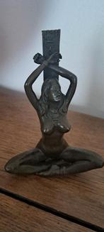 Bronzen beeld van een bondage dame bdsm, Antiek en Kunst, Curiosa en Brocante, Ophalen of Verzenden