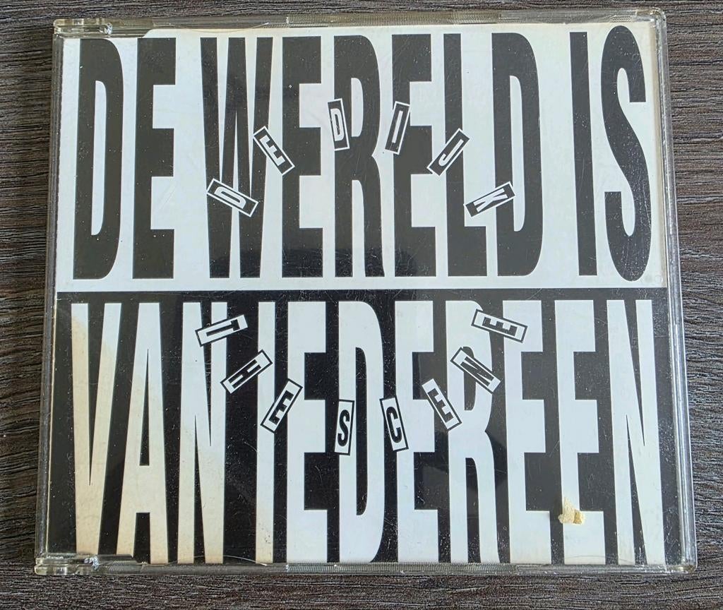 De Dijk / The Scene - De Wereld Is Van Iedereen CD Single, Gebruikt, Maxi-single, Ophalen of Verzenden, 1 single