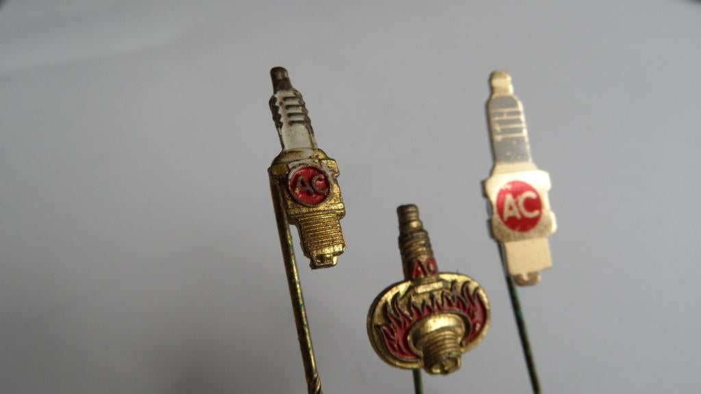 AC Bougie spelden 3 x, Verzenden, Gebruikt, Merk, Speldje of Pin