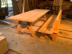 Douglas tuintafel met bank, Ophalen, Nieuw, Rechthoekig, Hout