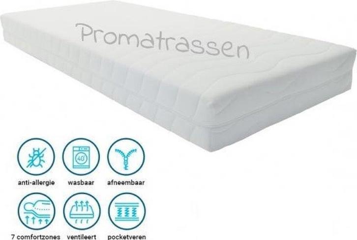 Pocketvering**matrassen**, Huis en Inrichting, Slaapkamer | Matrassen en Bedbodems, Nieuw, Matras, Overige maten, Overige maten