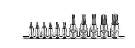 Torx doppenset 11 delig Force [2111L], Auto diversen, Autogereedschap, Nieuw, Ophalen of Verzenden