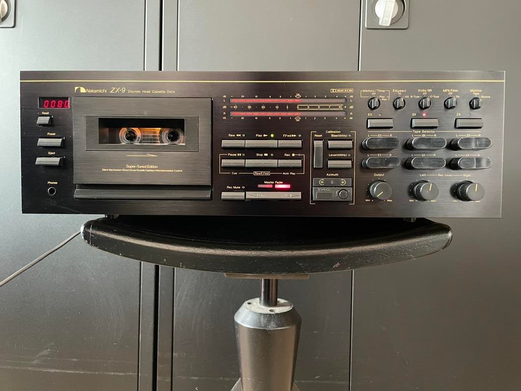 Nakamich ZX-9 cassette deck (gereviseerd), Audio, Tv en Foto, Cassettedecks, Ophalen, Overige merken