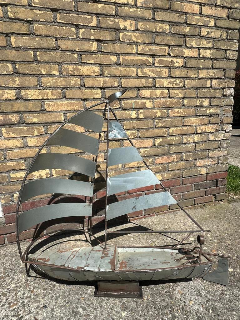 Decoratieve metalen boot - Kunst boot, Ophalen
