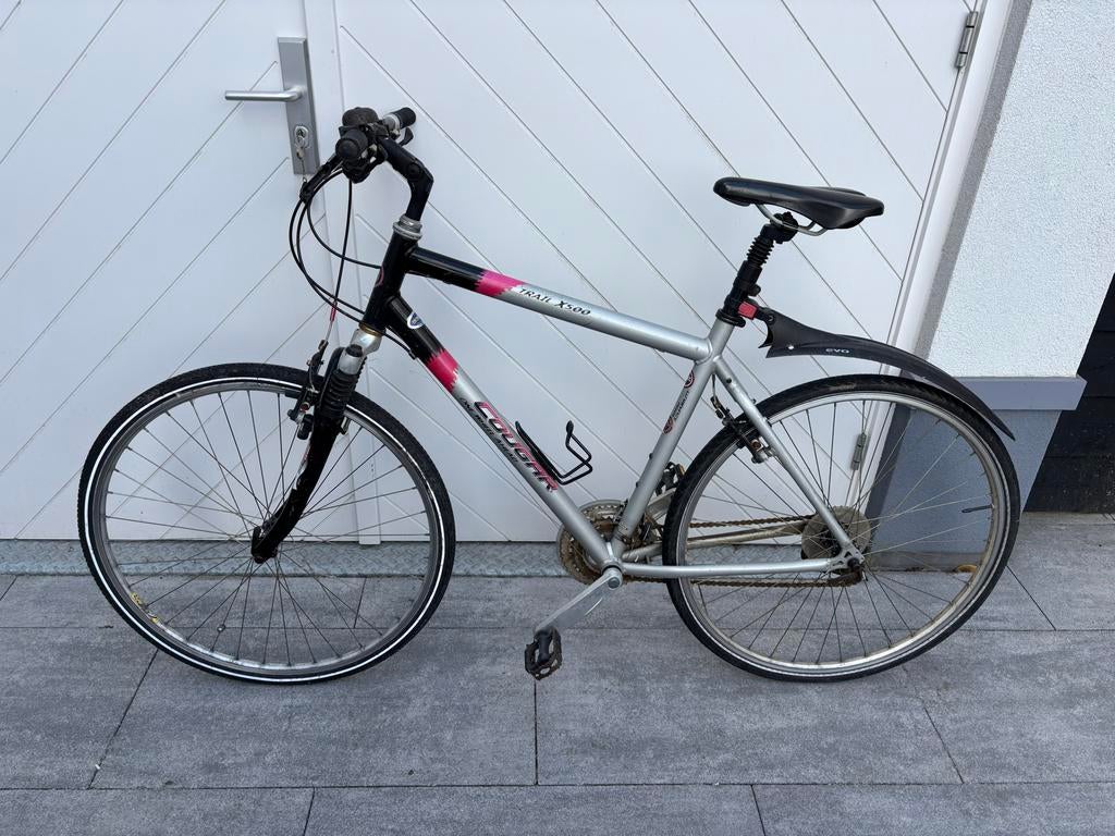 Cougar Trail X500 herenfiets, Fietsen en Brommers, 28 inch, Gebruikt, Vering, 57 tot 61 cm