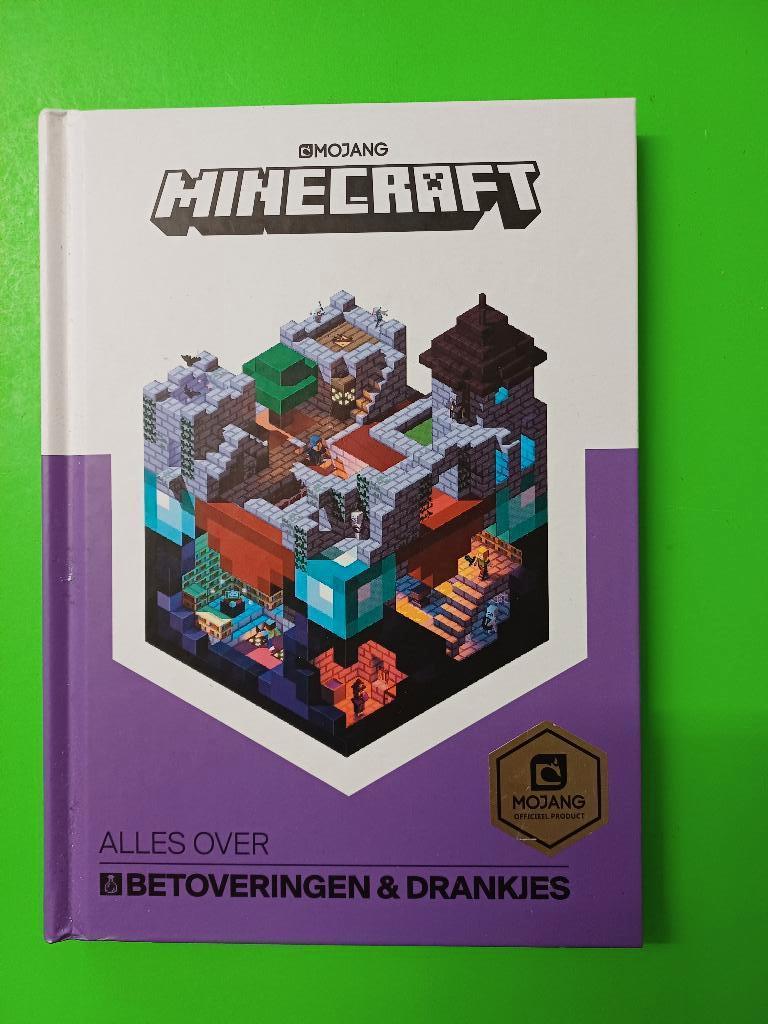 Hardcover Boek - Mojang Minecraft - Betoveringen & Drankjes, Ophalen of Verzenden, Gelezen
