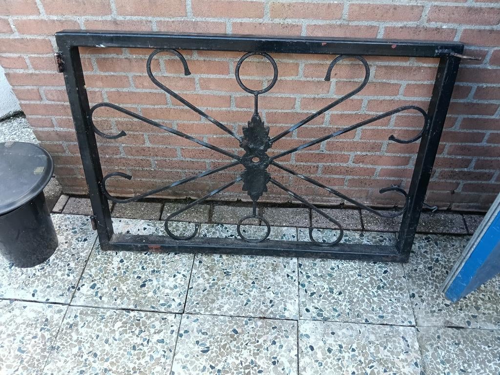 Gietijzeren tuindeur 120x80 cm, Tuin en Terras, Met poort, Gebruikt, Ophalen of Verzenden, Tuinhek