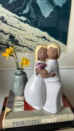 Vintage keramiek Jie Gantofta beeldje verliefd stel, Ophalen of Verzenden, Gebruikt