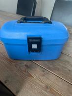 Delsey Beautycase Blauw - Handige Reiskoffer, Gebruikt, Blauw, Ophalen of Verzenden, Met slot