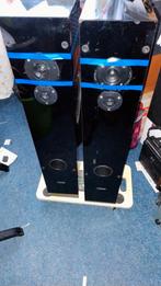 Hepta Four-Tune Speakers - Made in Holland, Gebruikt, 60 tot 120 watt, Front, Rear of Stereo speakers, Ophalen