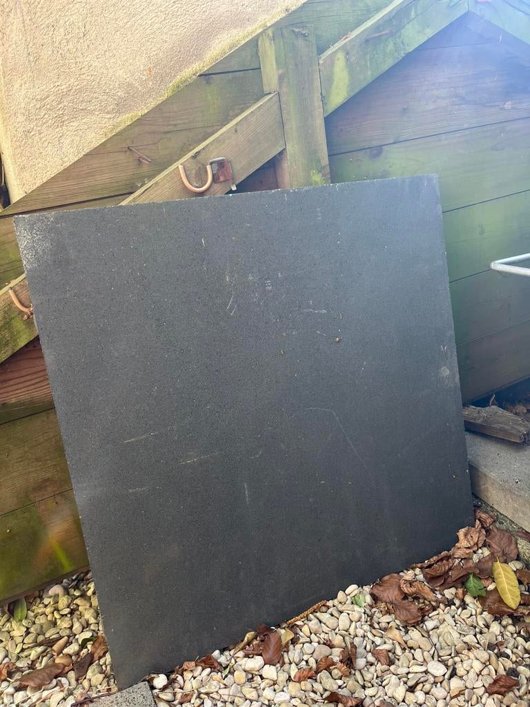 Tuintegel 60x60 gratis, Ophalen, Zo goed als nieuw, Minder dan 5 m², Beton