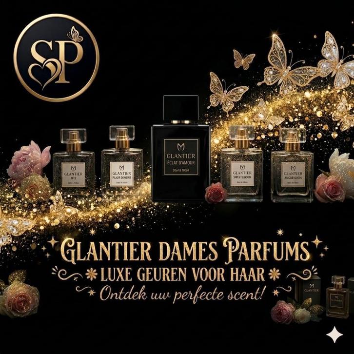 Vrouwen parfum glantier gebaseerd op bekende merken, Sieraden, Tassen en Uiterlijk, Uiterlijk | Parfum, Nieuw, Ophalen of Verzenden