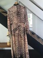 Lange jurk met luipaardprint, Maat 38/40 (M), Overige kleuren, Ophalen of Verzenden, Gedragen