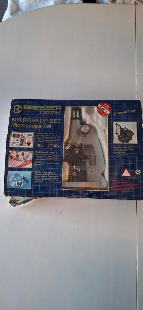 Bresser Optik Microscoop 80x - 1200x zoom, Audio, Tv en Foto, Optische apparatuur | Microscopen, Ophalen, Gebruikt, 1000x of meer