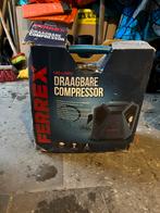 Ferrex CQB180D-1 Draagbare Compressor - 180 L/min, 6 tot 10 bar, Nieuw, Ophalen of Verzenden, Minder dan 200 liter/min