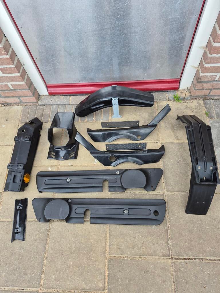 Complete kappen set zwart citta gilera, Fietsen en Brommers, Ophalen of Verzenden, Zo goed als nieuw, Kap, Gilera