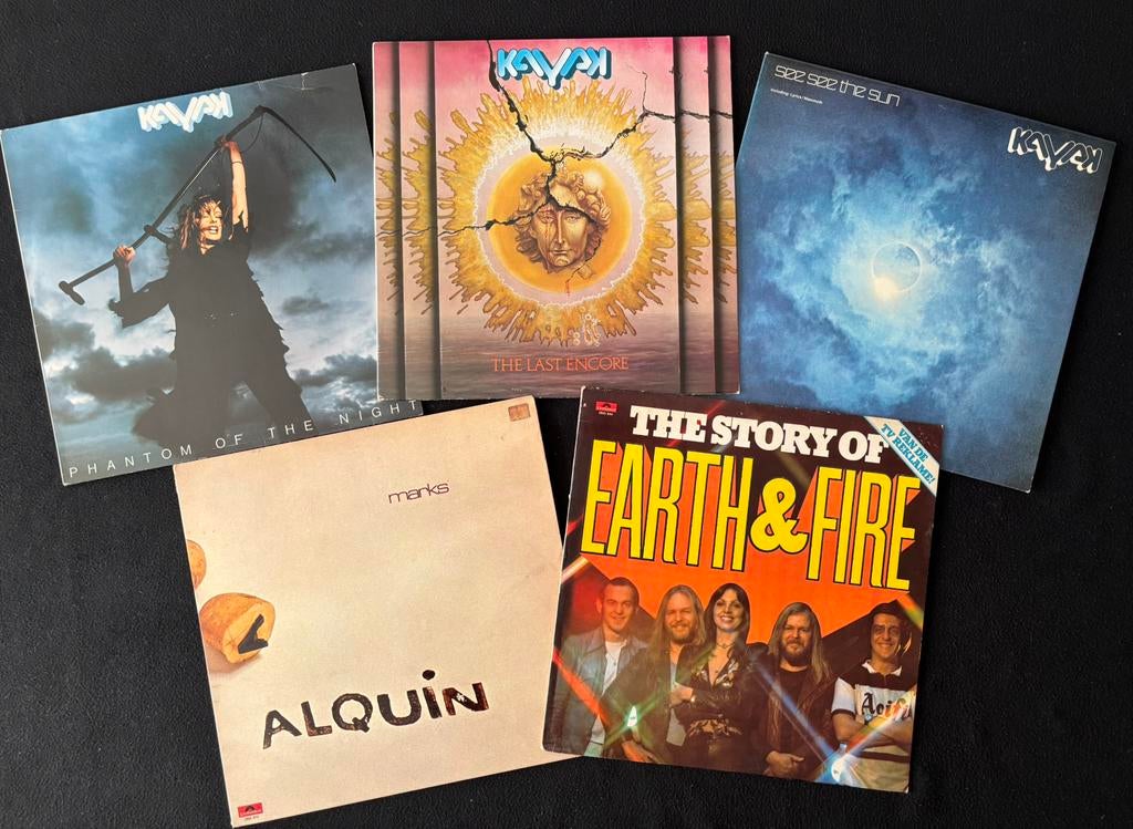 3 lp’s Kayak, 1x Alquin, 1x Earth&Fire, Cd's en Dvd's, Vinyl | Rock, Ophalen of Verzenden, Zo goed als nieuw, 12 inch, Poprock