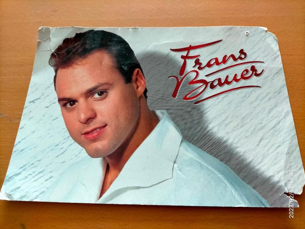 Grote kaart Frans Bauer, Ophalen of Verzenden, Zo goed als nieuw, Boek, Tijdschrift of Artikel