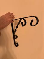 Zwarte metalen plankdragers Duraline (5 stuks), Huis en Inrichting, Woonaccessoires | Wandplanken en Boekenplanken, Ophalen of Verzenden