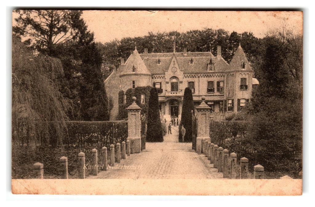 Nederhemert, Kasteel Nederhemert, Verzenden, Voor 1920, Gelopen, Gelderland