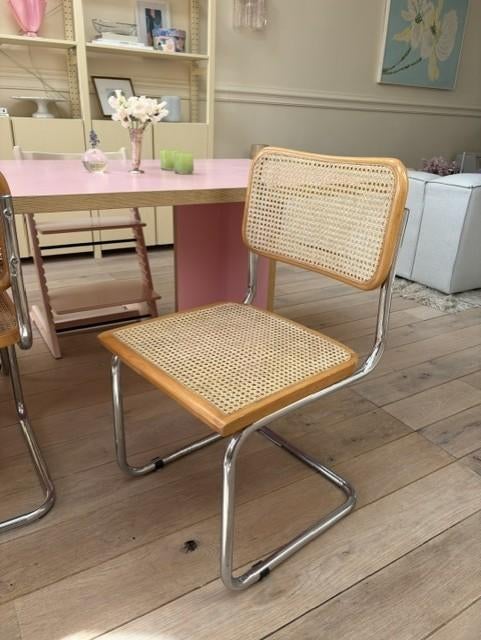 Set van 4 eettafelstoelen (Cesca), Ophalen, Gebruikt, Vier, Cesca