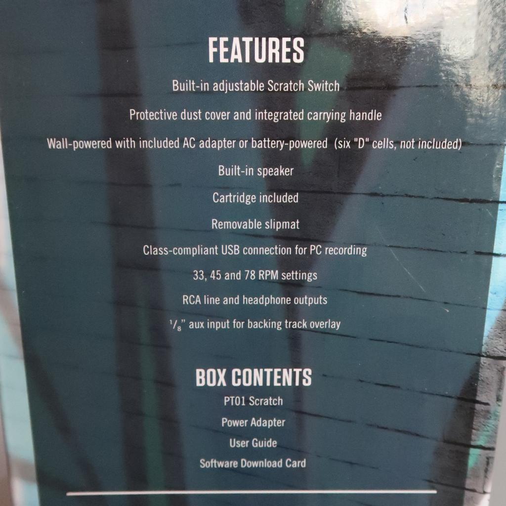 Numark PT01 Scratch Draagbare Draaitafel | Nieuw in Doos, Audio, Tv en Foto, Platenspelers, Niet ingevuld, Nieuw, Niet ingevuld