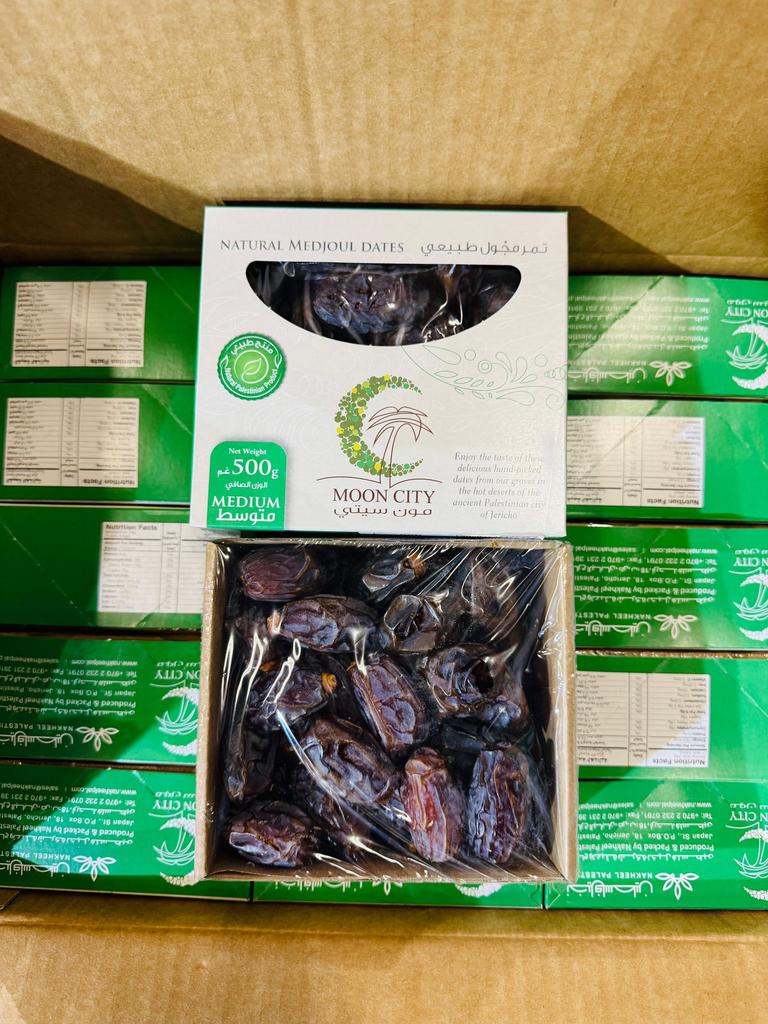 Moon City Natural Medjoul Dadels 500g Meduim, Ophalen of Verzenden