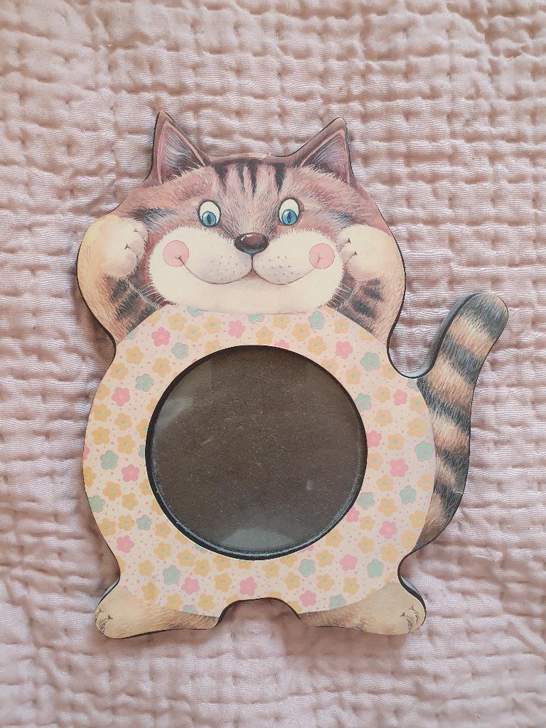Fotolijstje in de vorm van een kat, Ophalen of Verzenden, Gebruikt