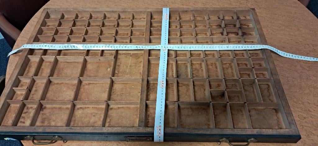 Letterbak incl. miniaturen, Ophalen of Verzenden