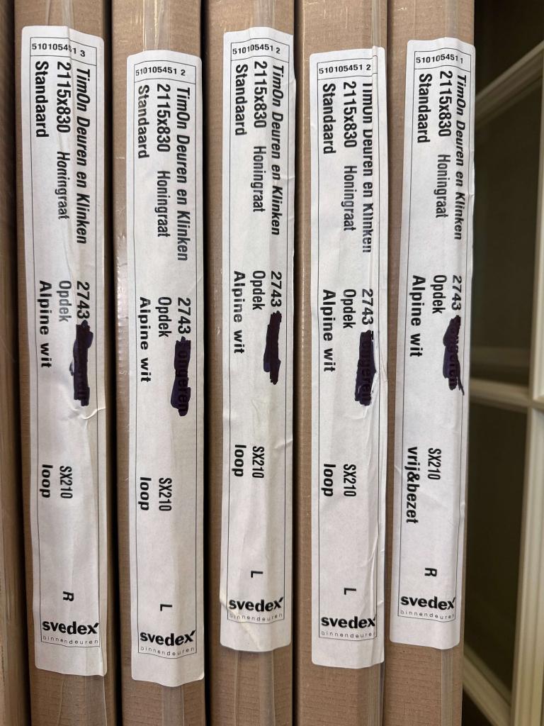 Nieuwe Svedex binnendeur, 80 tot 100 cm, Binnendeur, Niet ingevuld, Nieuw